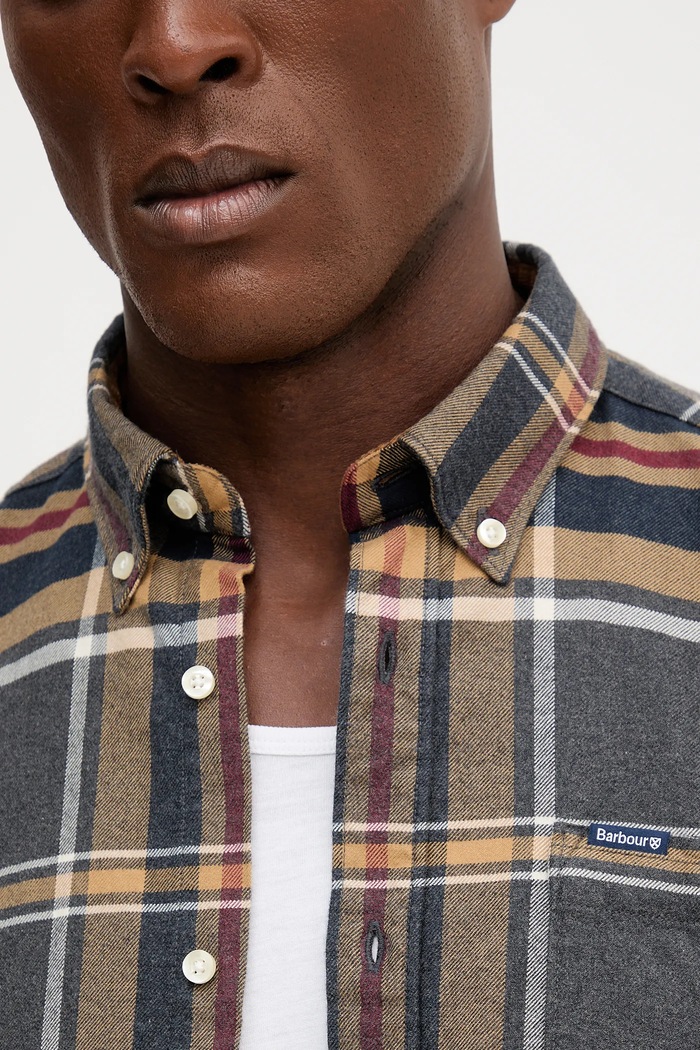 Barbour camicia in cotone MSH5037 beige