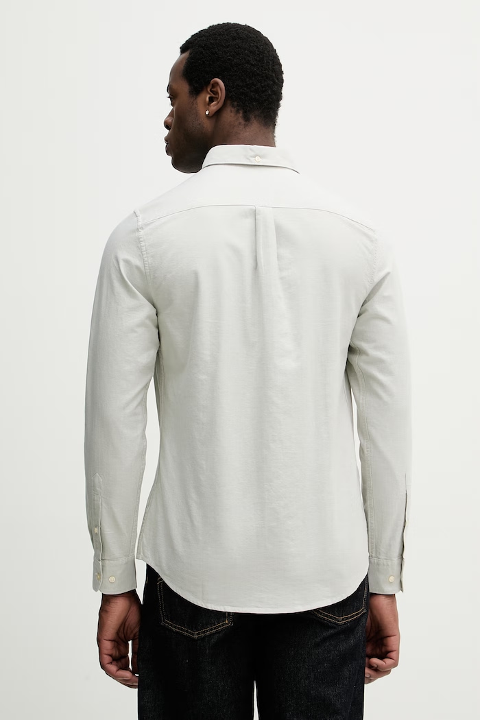 Oblačila Bombažna srajca Barbour Oxtown MSH5301 zelena