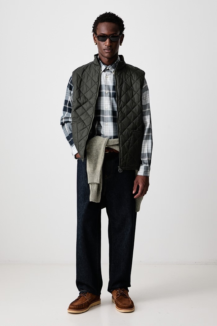 Barbour EDGAR koszula bawełniana męska MSH5355 niebieski AA00