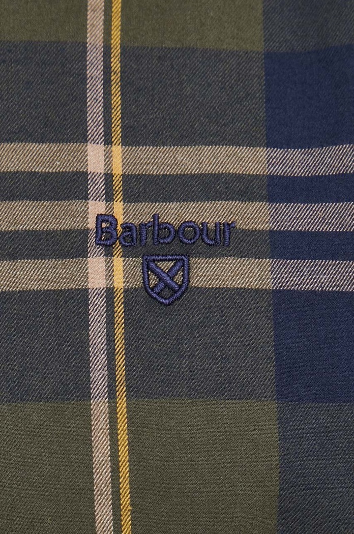 Barbour koszula bawełniana Edgar MSH5355 zielony AA00