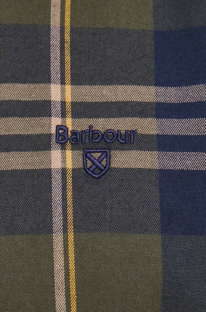 Barbour koszula bawełniana Edgar MSH5355 zielony AA00