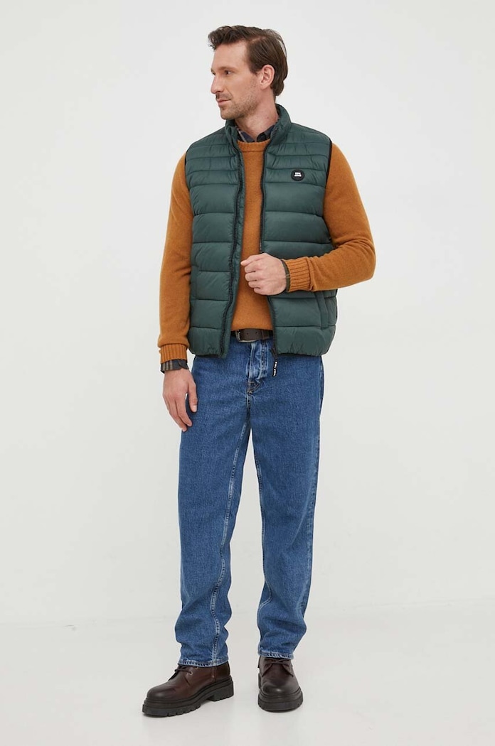 Odzież Barbour koszula bawełniana Edgar MSH5355 zielony