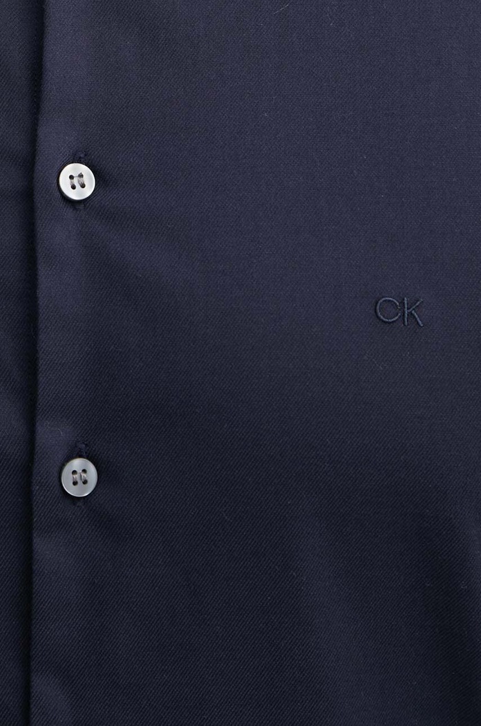 Bavlnená košeľa Calvin Klein K10K108426 tmavomodrá