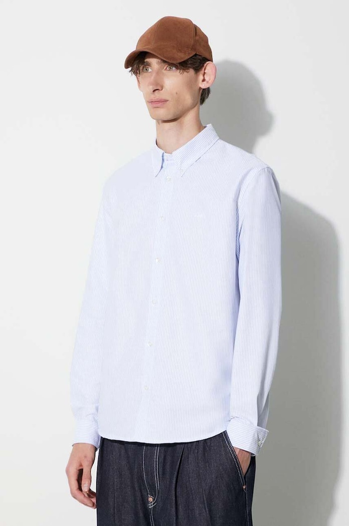 Košile A.P.C. modrá COGUH.H12499