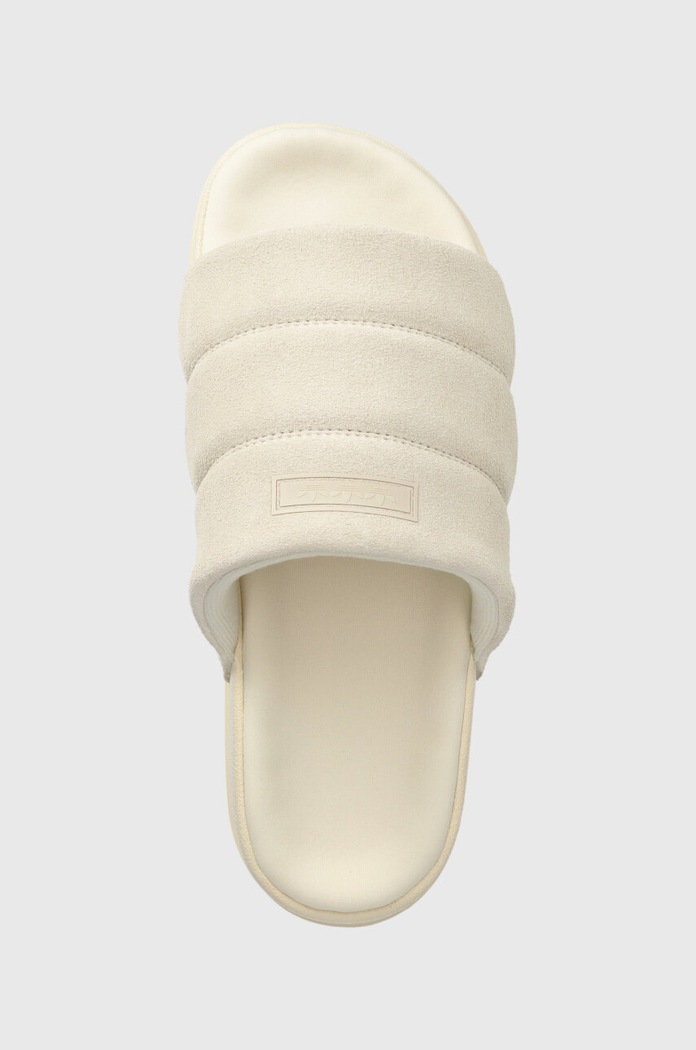 Obuća Natikače od brušene kože adidas Originals Adiette Essential IE9648 bež