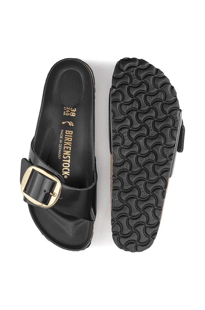 Birkenstock ciabatte slide in pelle Madrid 1022541