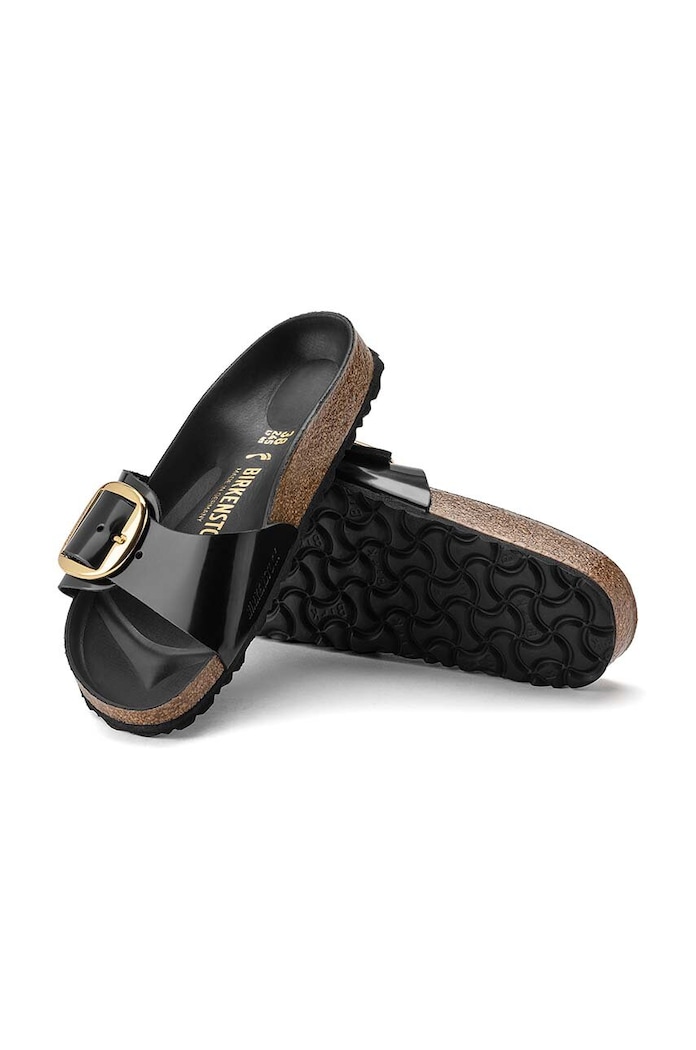 Birkenstock ciabatte slide in pelle Madrid 1022541