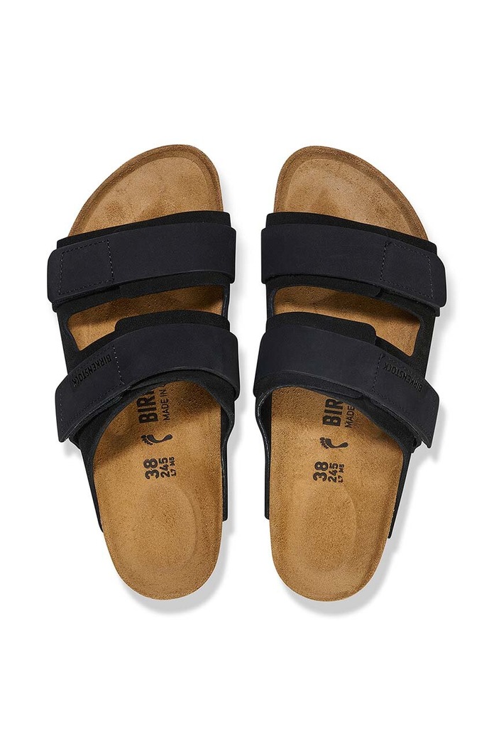 Semišové pantofle Birkenstock Uji 1024832.Uji černá