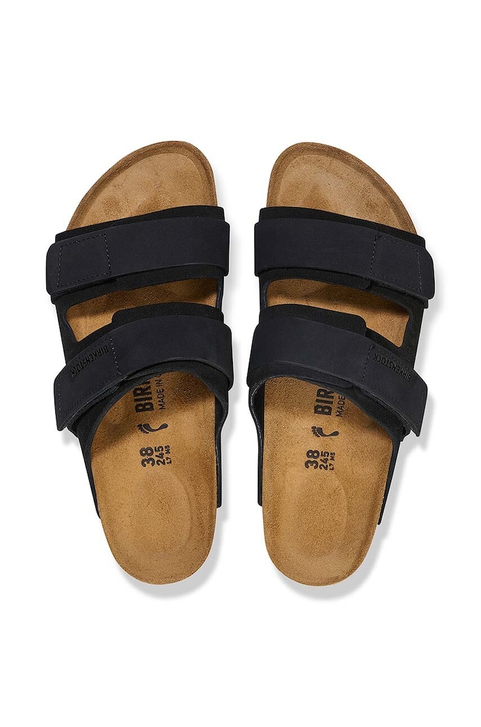 Semišové pantofle Birkenstock Uji 1024832.Uji černá