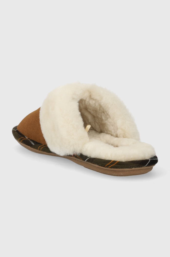 Boty Semišové papuče Barbour Ellery LSL0030BE51 hnědá
