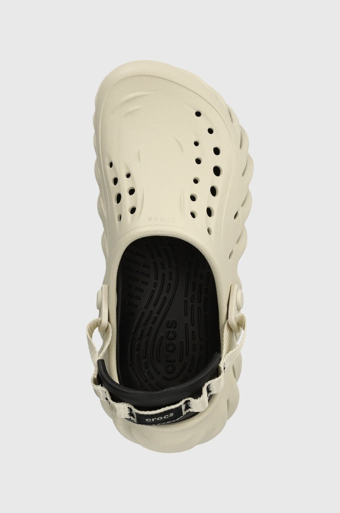Шльопанці Crocs Echo Clog бежевий 207937.2YJ