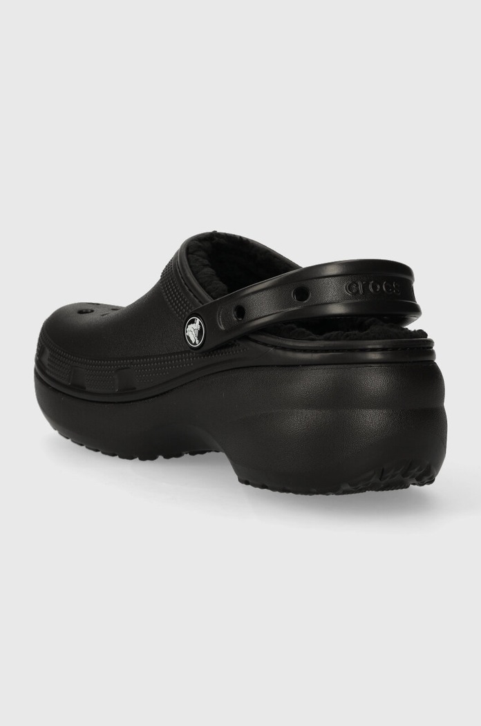 Šľapky Crocs Classic Platform Lined Clog čierna 207938.001