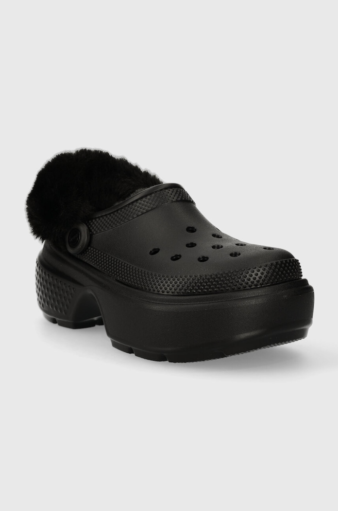 Šľapky Crocs Stomp Lined Clog 208546.001 čierna AW23