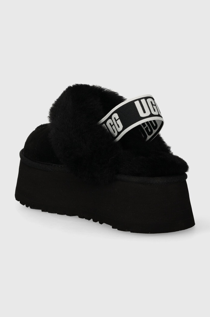 Cipők UGG velúr papucs W FUNKETTE 1113474.BLK fekete