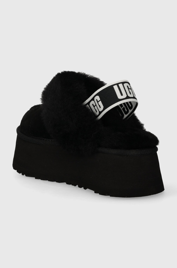 Cipők UGG velúr papucs W FUNKETTE 1113474.BLK fekete