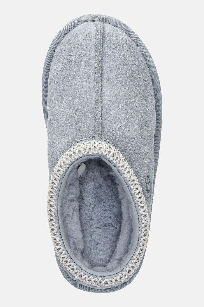 UGG пантофи за деца от велур T TASMAN II син 1019066T
