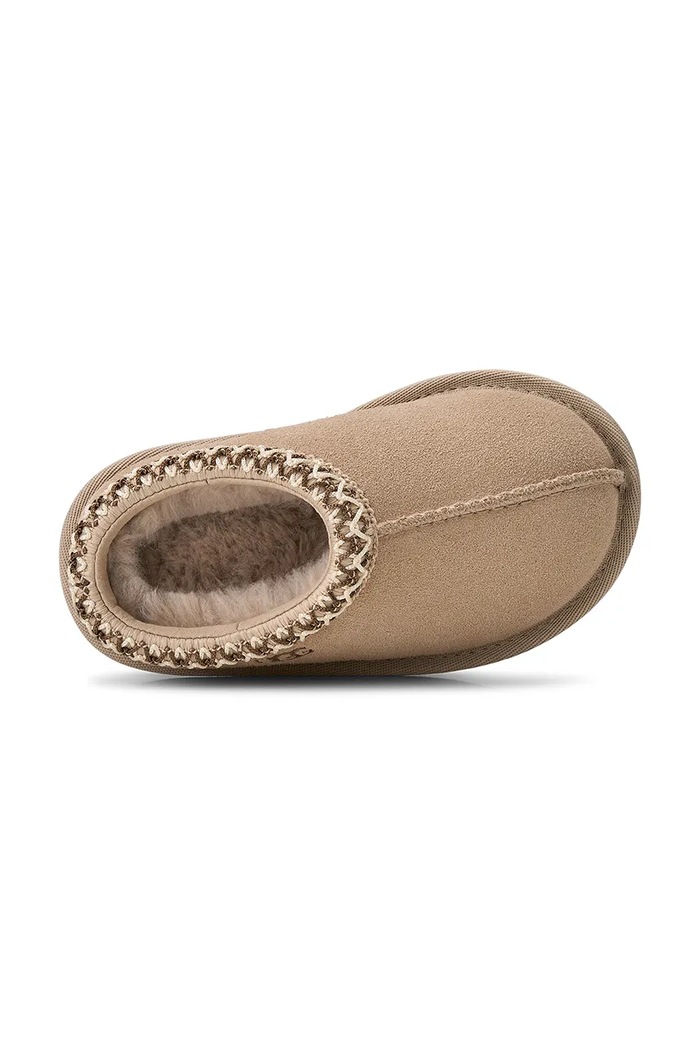 Kapcie dziecięce zamszowe TASMAN II UGG beżowy 1019066T