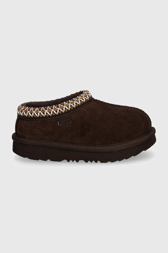 UGG papuče detské semišové T TASMAN II 1019066T hnedá AA00