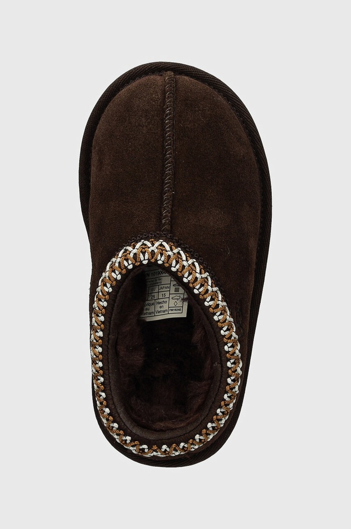 UGG papuče detské semišové T TASMAN II hnedá 1019066T