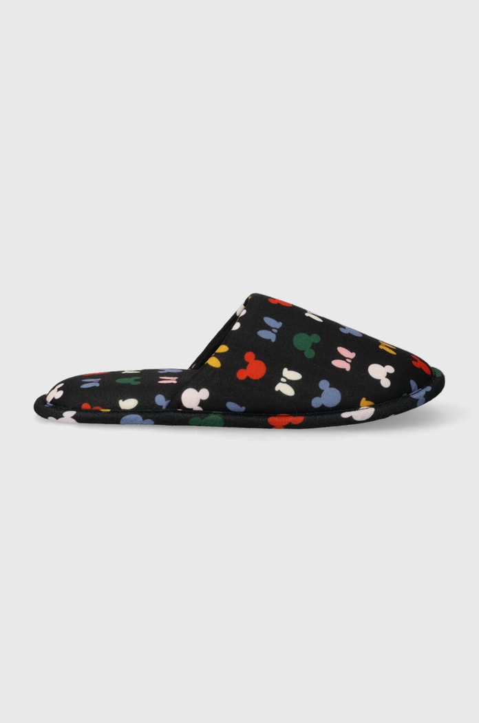 Detské papuče United Colors of Benetton x Disney čierna 8G5M0D00T.G.SEASONAL