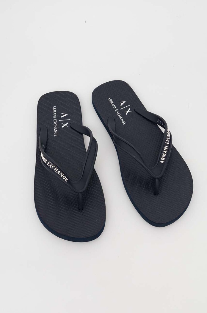 Žabky Armani Exchange XUQ002.XV676.00285 tmavomodrá AW23