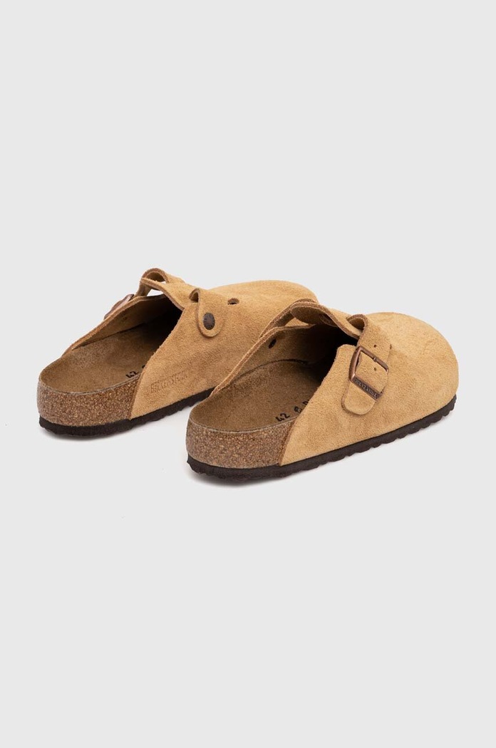 Cipők Birkenstock papucs velúrból Boston 1026181.Boston bézs