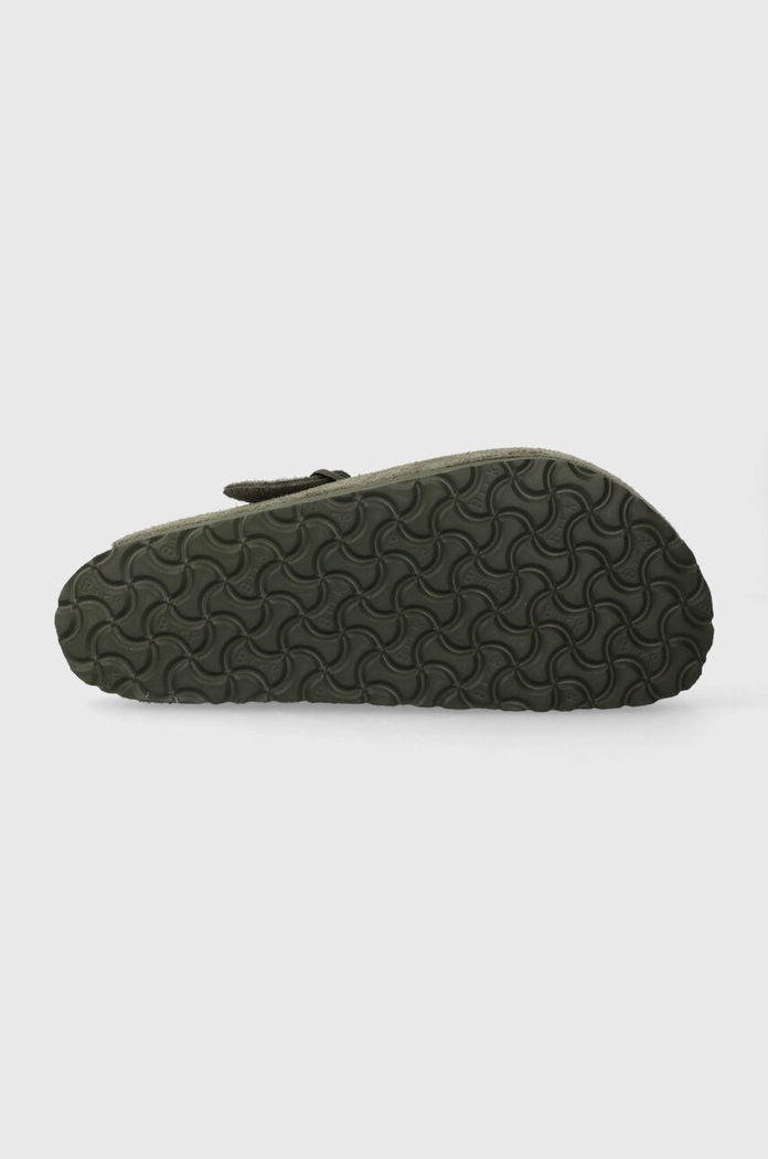 Велурени чехли Birkenstock 1024721 зелен
