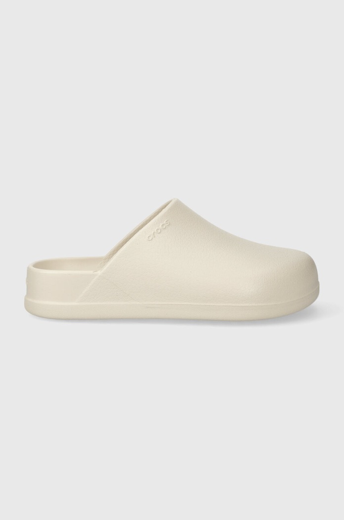 Pantofle Crocs Dylan Clog bez podpatku béžová 209366