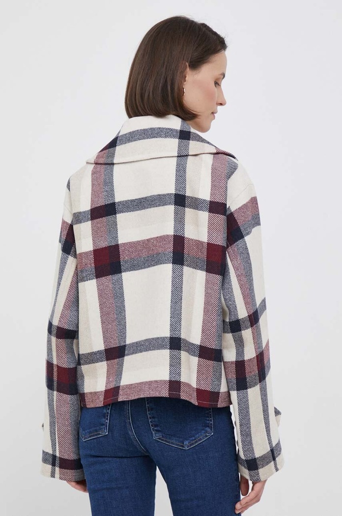 Oblečení Vlněná bunda Tommy Hilfiger WW0WW39409 béžová