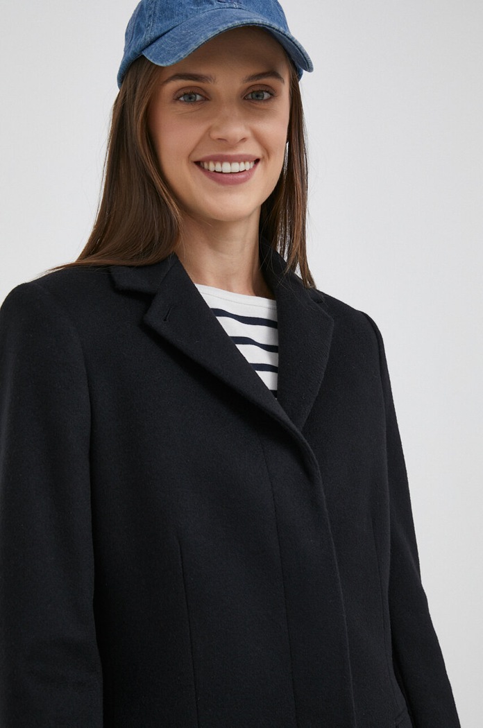 Calvin Klein gyapjúkabát fekete K20K206877