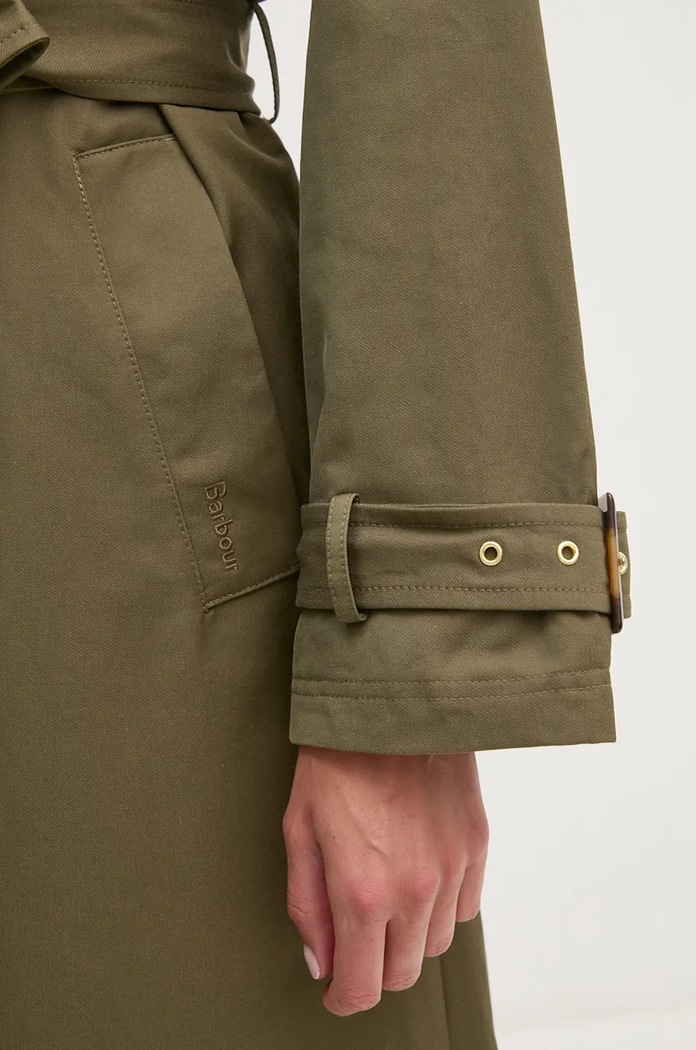 Trench kabát Barbour Marie Showerproof LSP0129 zelená
