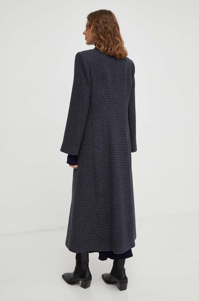 Oblečení Vlněný kabát By Malene Birger Q72024005 černá