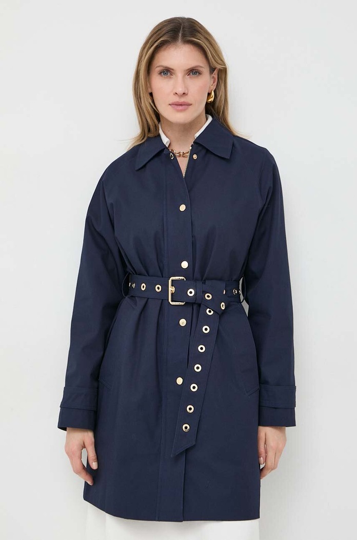 MICHAEL Michael Kors palton de bumbac MR420DQDTY bleumarin SS24