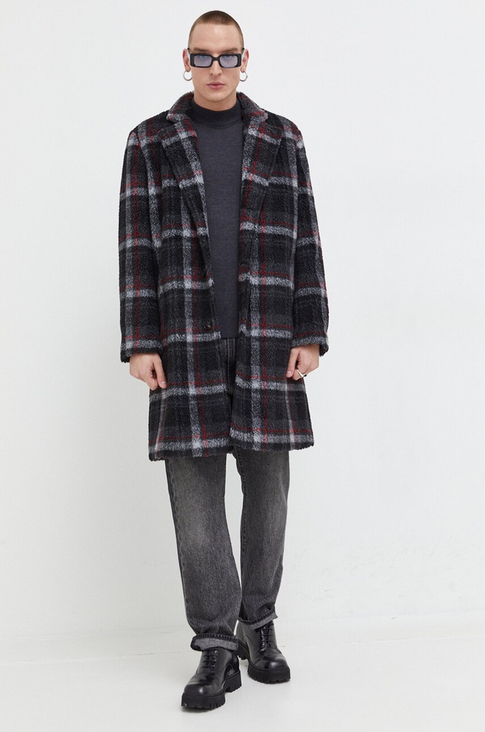 HUGO palton din lana 50499760 multicolor AW23