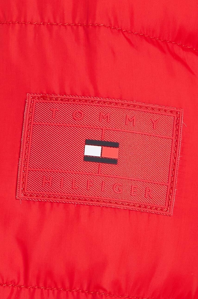 Tommy Hilfiger kurtka puchowa dziecięca czerwony KB0KB08341.128.176.9BYX