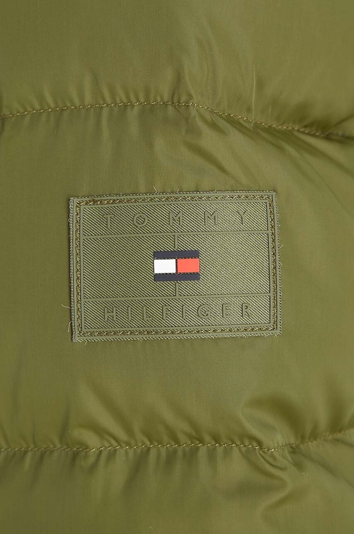 Tommy Hilfiger kurtka puchowa dziecięca zielony KB0KB08341.128.176.9BYX