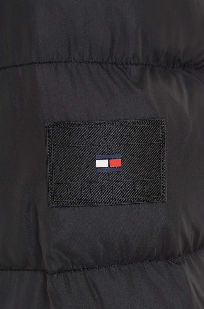 Detská páperová bunda Tommy Hilfiger čierna KB0KB08341.128.176.9BYX