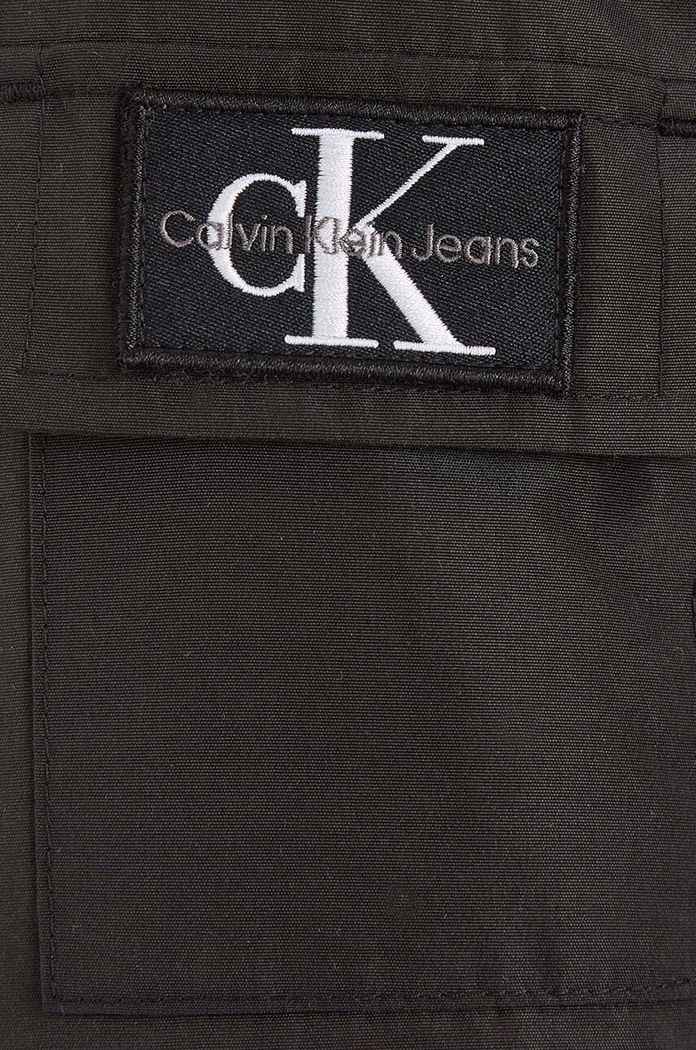 Detská bunda Calvin Klein Jeans čierna IB0IB01274.9BYX