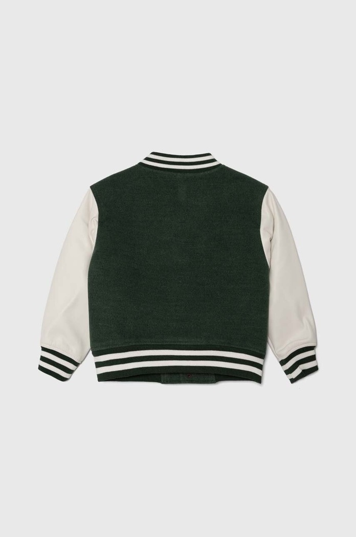 Dětská bomber bunda Abercrombie & Fitch KI232.3012 zelená AW23