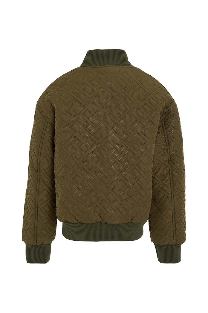 Chłopiec Tommy Hilfiger kurtka bomber dziecięca KB0KB08565.128.176.9BYX zielony