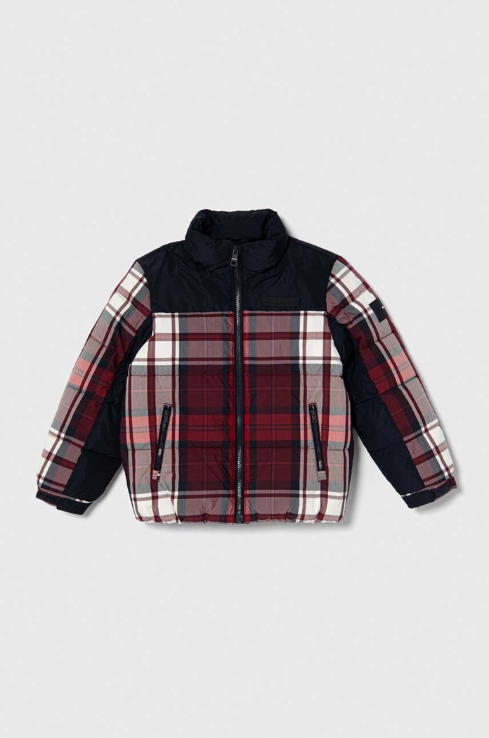 Dječja jakna Tommy Hilfiger Planet friendly bordo KB0KB08788.128.176.9BYX