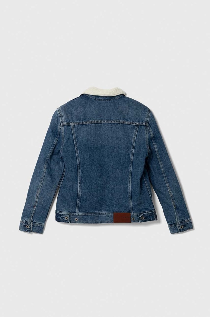 Pepe Jeans kurtka jeansowa dziecięca PB401185HI7 niebieski AW23