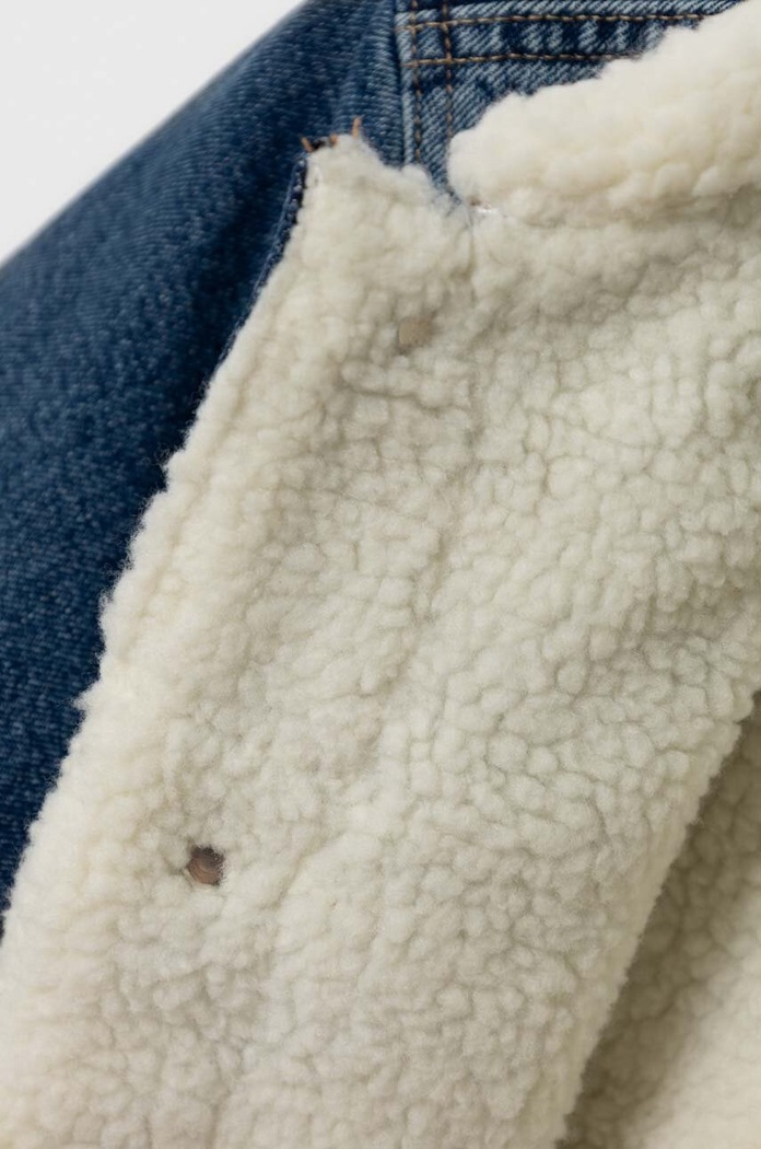 Pepe Jeans kurtka jeansowa dziecięca niebieski PB401185HI7