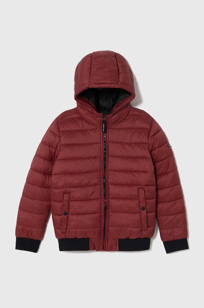 Pepe Jeans kurtka dziecięca Outerw Heavy pozostałe bordowy PB401226