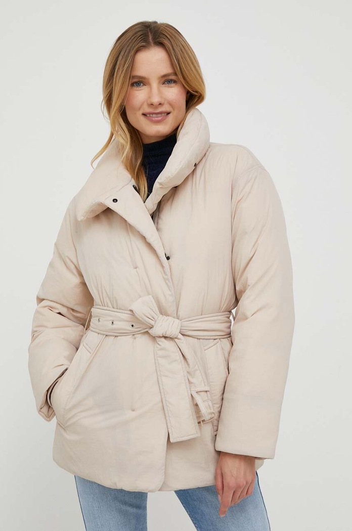 Calvin Klein geaca de puf cu captuseala bej K20K205503