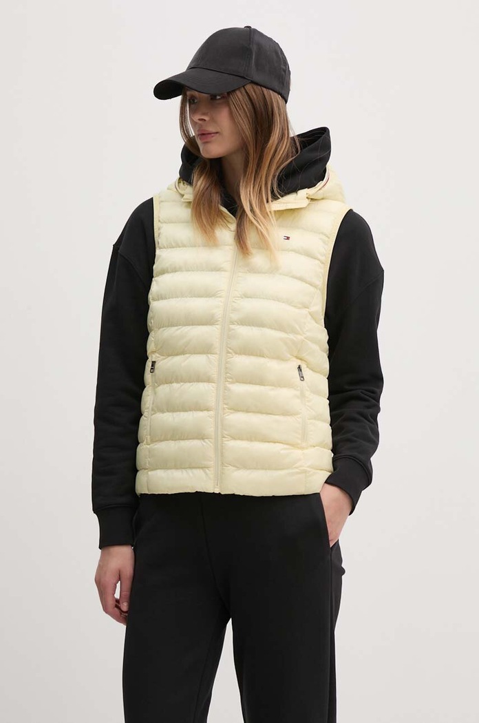 Αμάνικο μπουφάν Tommy Hilfiger WW0WW40779 κίτρινο AW24