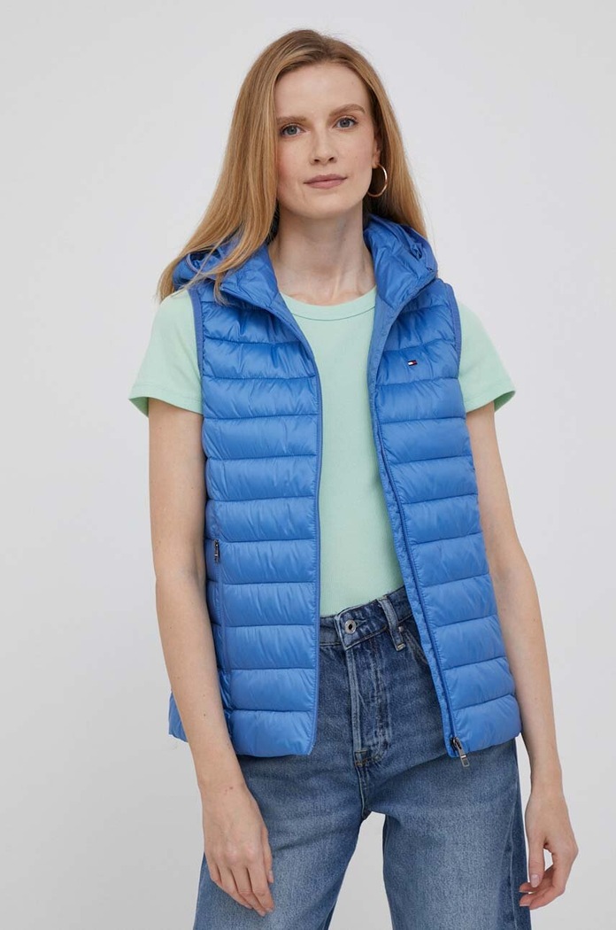 Αμάνικο μπουφάν Tommy Hilfiger άλλο μπλε WW0WW40779