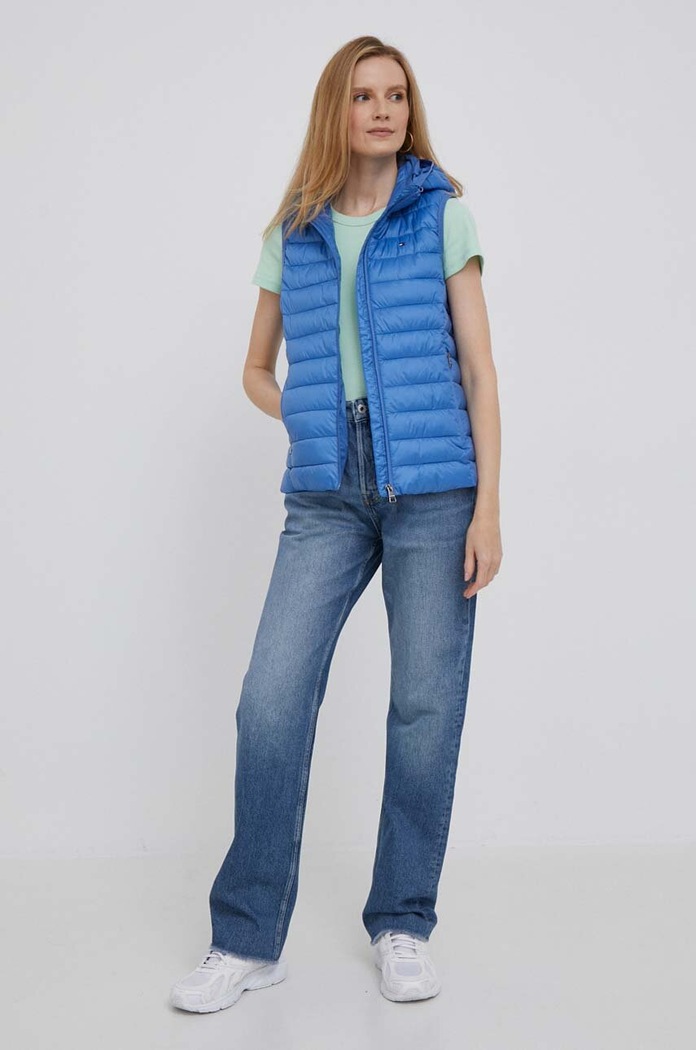 Αμάνικο μπουφάν Tommy Hilfiger WW0WW40779 μπλε AW24