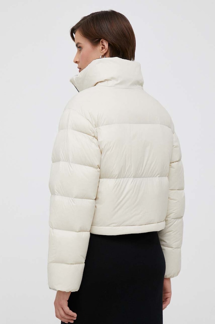 Oblečenie Páperová bunda Calvin Klein Jeans J20J221649 béžová