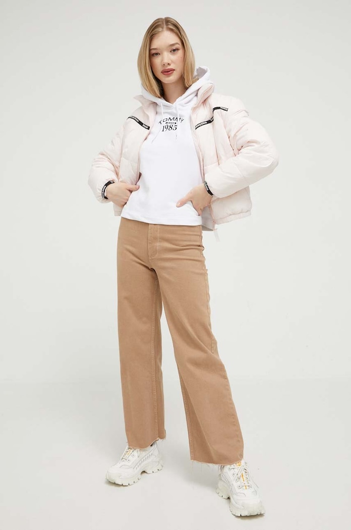 Tommy Jeans kurtka DW0DW16100 różowy AW23